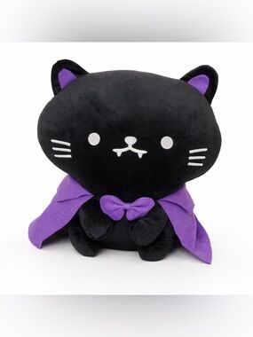 Mimicoco Vampire Smokey Black Cat 12 Inch Weighted Plush Halloween Sensory